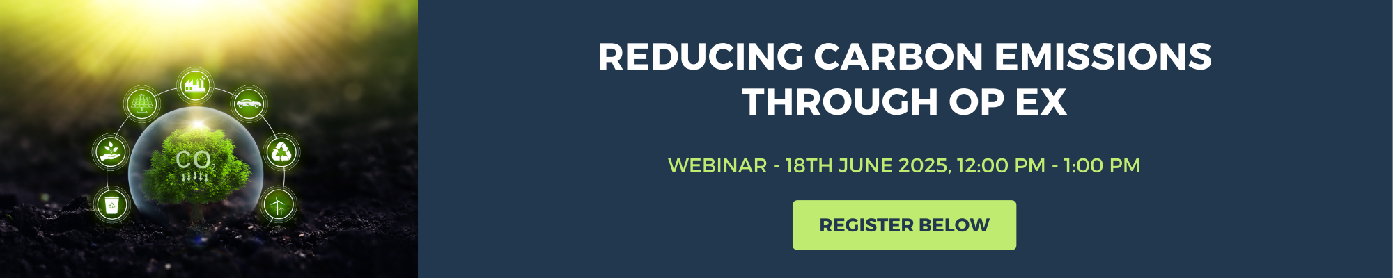 Reducing Carbon Emissions through Operational Excellence - Lunch 'n' Learn