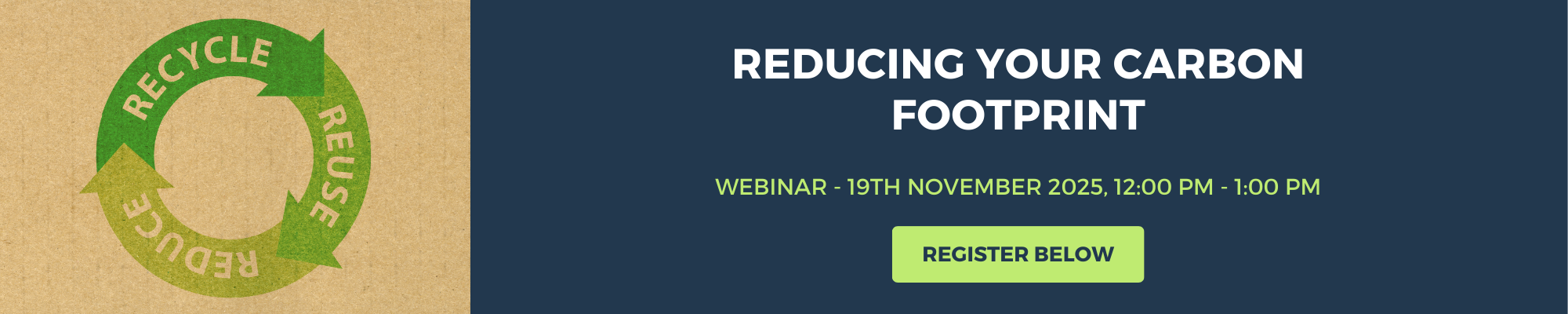 Reducing Your Carbon Footprint - Lunch 'n' Learn