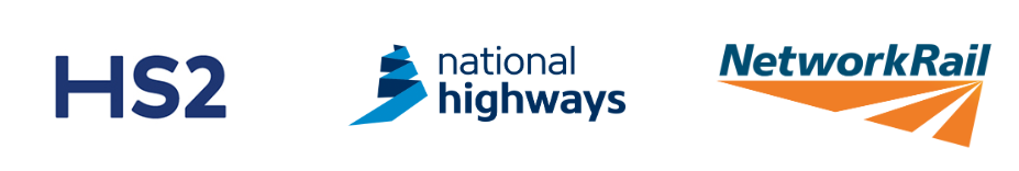 NH HS2 and Network Rail logos